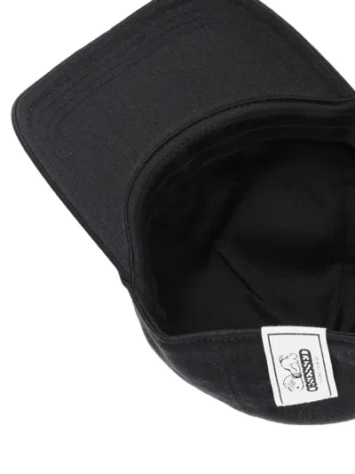 Iceberg Embroidered-graphic Baseball Cap In Black