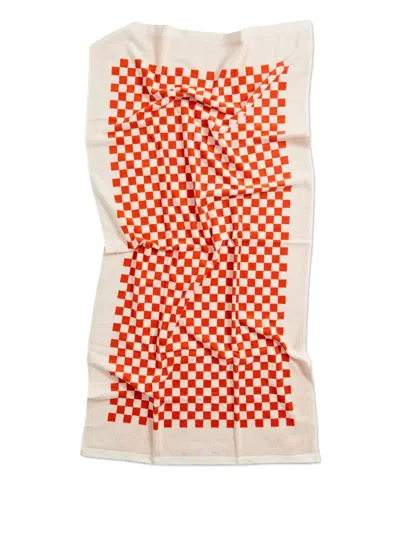 Baina Roman Pool Towel In Red