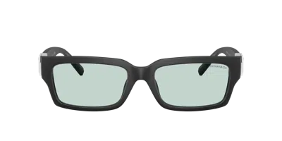 Tiffany & Co . 56mm Rectangular Sunglasses In Black