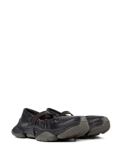 Camper Karst Elasticated-detail Ballet Flats In Black