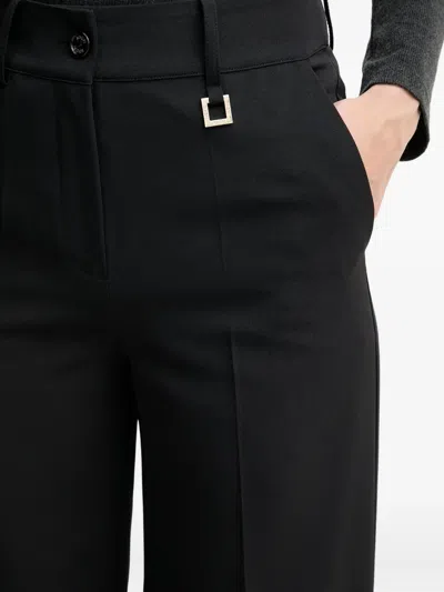 Joop Metal-detail Trousers In Black