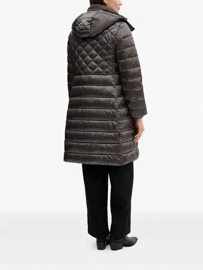 Joop Constance Quilted-design Coat In Black