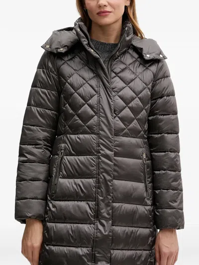 Joop Constance Quilted-design Coat In Black