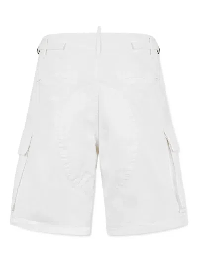 Dsquared2 Multiple-pocket Shorts In White