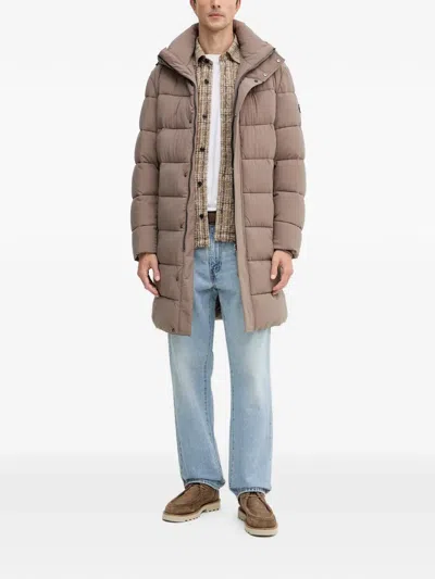 Joop Button-up Check-pattern Shirt Jacket In Neutral