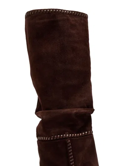 Jimmy Choo Square-toe Boots In Animal Print