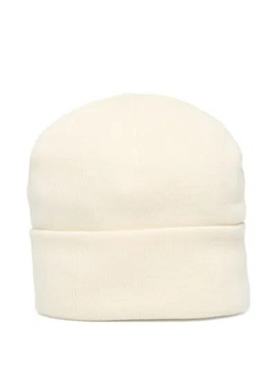 Carhartt American Script Beanie Hat In Neutral