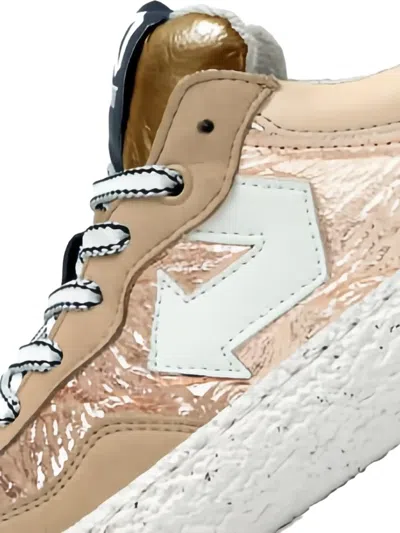 Id.eight Uriduri Arrow-detail Sneakers In Neutral