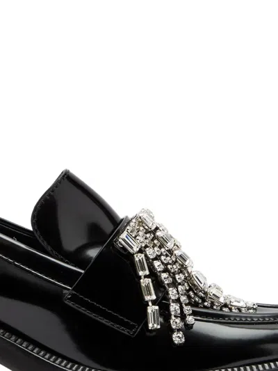 Jimmy Choo Tylor Crystal-embellished Loafers In Multi