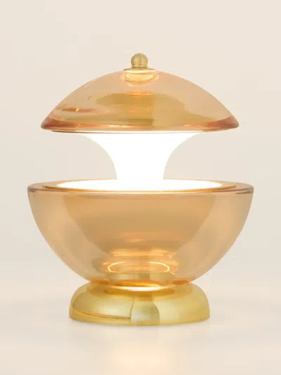 Maison Close Rechargeable Table Lamp In Gold