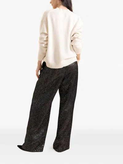 Twp Sulli Sequined Trousers In Black