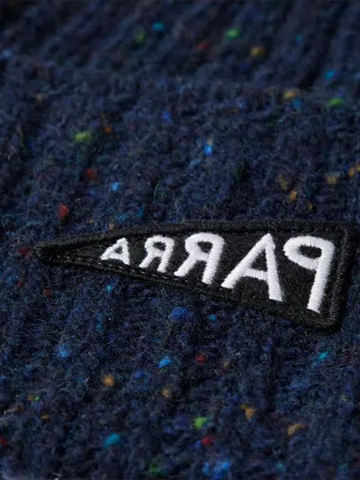 By Parra Reverse-flag Beanie Hat In Blue