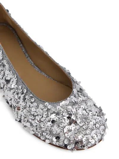 亮片缀饰芭蕾平底鞋