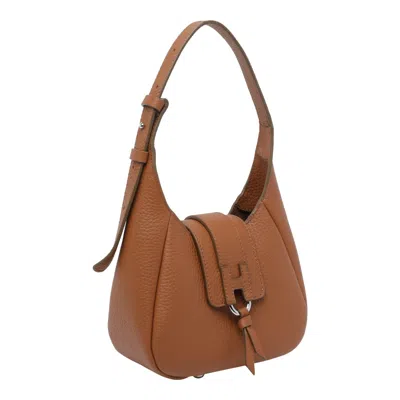 Hogan Hoket Adjustable-handle Shoulder Bag In Brown