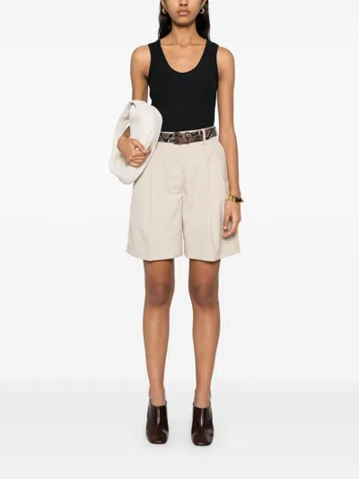 Brunello Cucinelli Cotton Tank Top In Black