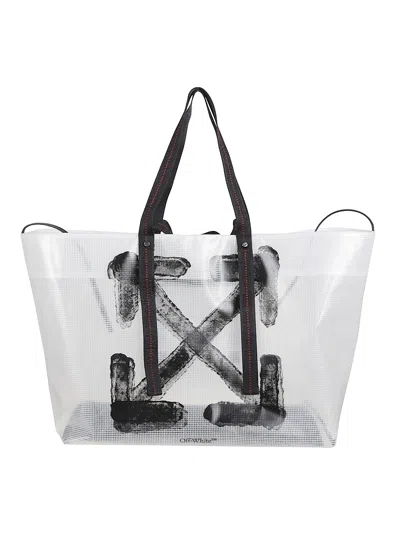Off-white Heritage Day Off Tote Ripstop In Pink