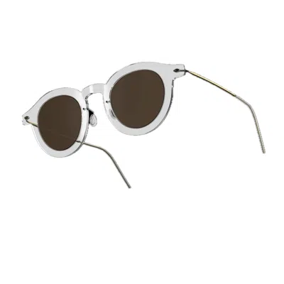 Lindberg Sun Titanium 8342 C01/pgt/sl111/crystal Sunglasses In Brown