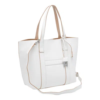 Hogan Script Shopping Tote Bag Top Handles Strap In Pattern