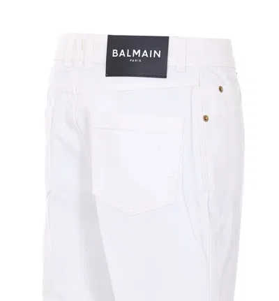 Balmain Tailored Jeans In White