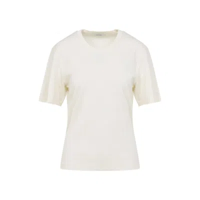 Lemaire Basic Crewneck T-shirt In Neutral