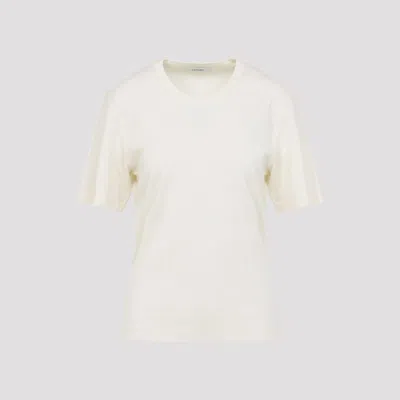 Lemaire Basic Crewneck T-shirt In Neutral