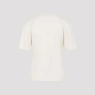 Lemaire Basic Crewneck T-shirt In Neutral