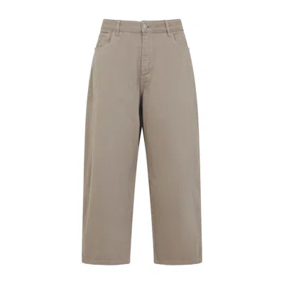 Studio Nicholson Paolo Volume Jeans Trousers Belt Loops In Gray
