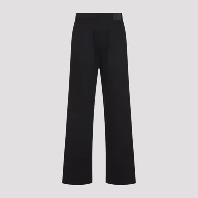 Studio Nicholson Marylebone Jean Tailored Trousers Belt Loops In Black