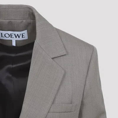 Loewe Tailored Jacket In Gray