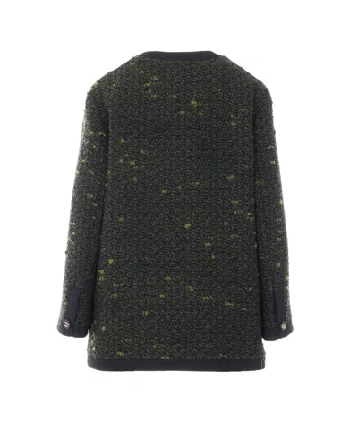 Gucci Boucle Wool Jacket In Black