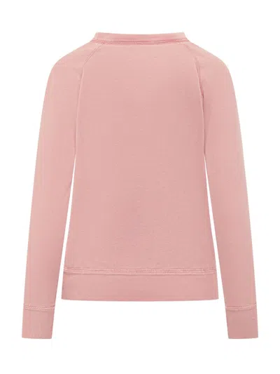 Isabel Marant Étoile Knit Sweatshirt Raglan Sleeves Ribbed Hem Cuffs In Multi