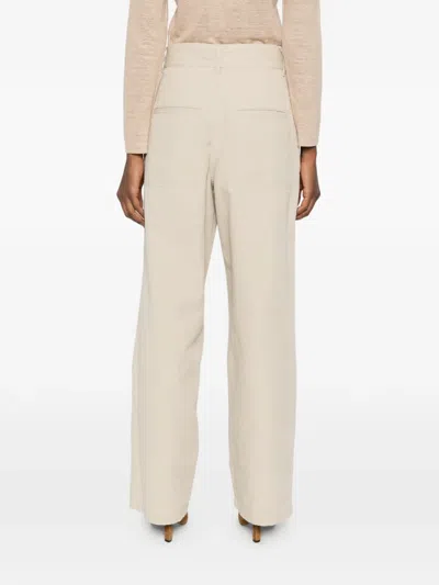 Isabel Marant Étoile Nadine Pleated Trousers In Neutral
