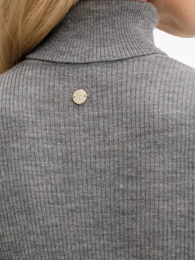 Joop Kalis Turtleneck Long-sleeve Sweater In Gray