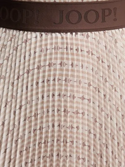 Joop Saphira Pleated Midi Skirt In Multi