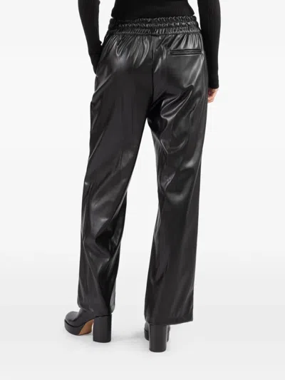 Overlover Drawstring Elasticated Trousers In Black