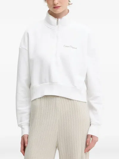 拉链领高领卫衣