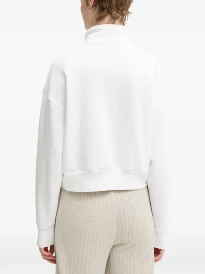 拉链领高领卫衣