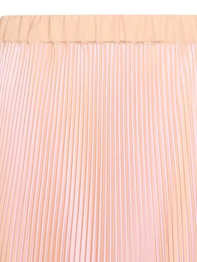 Fabiana Filippi Lightweight Midi Skirt Pleated Design In Animal Print