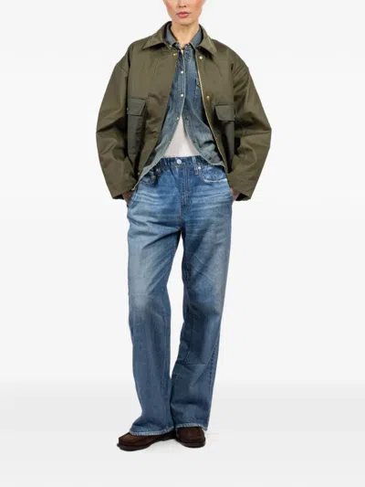 Rag & Bone Distressed Jeans In Blue