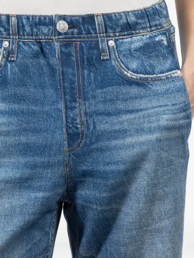 Rag & Bone Distressed Jeans In Blue
