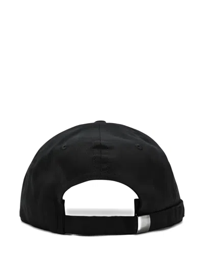 Brain Dead Extended Strap 6 Panel Logohead Hat In Black