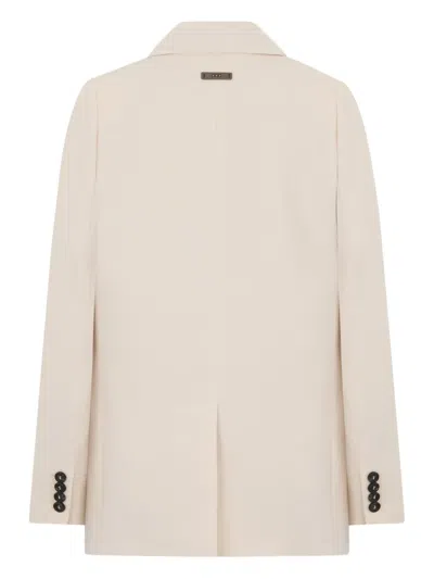 Peserico Button Single-breasted Blazer In Neutral