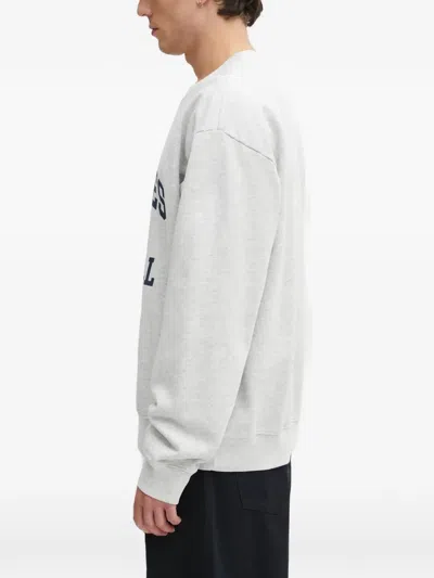 Sporty And Rich Graphic-print Sweatshirt In Gray