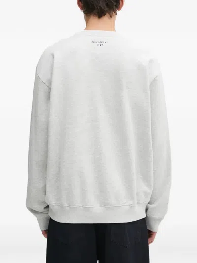 Sporty And Rich Graphic-print Sweatshirt In Gray