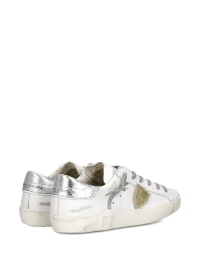 Philippe Model Prsx Triangle Patch Trainers In White