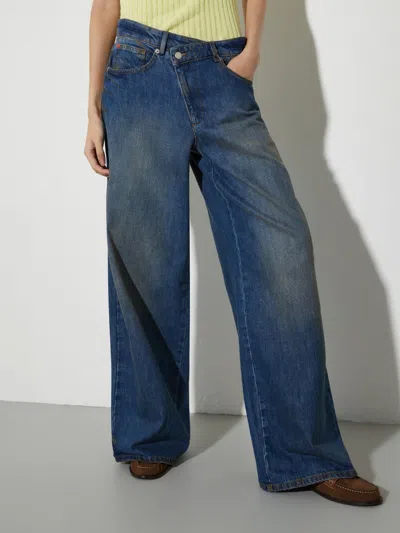 Maxco. Belt Loop Jeans In Blue