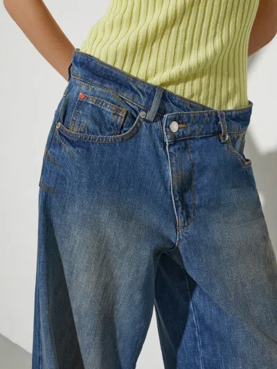 Maxco. Belt Loop Jeans In Blue