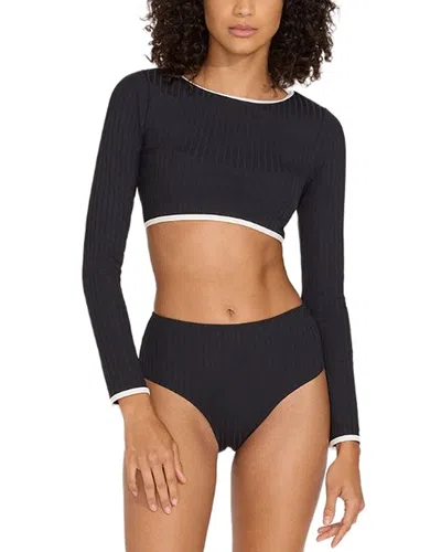 Solid & Striped The Rashguard Rashguard In Black