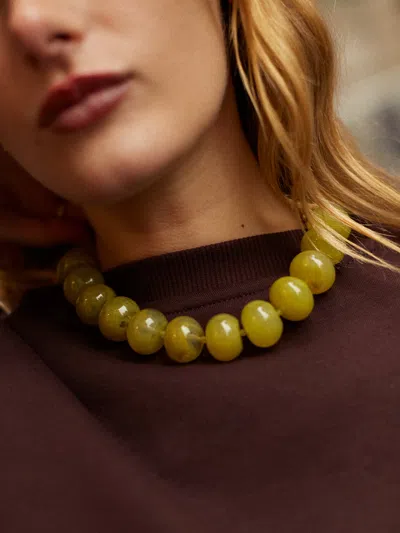 Baublebar Joan Semi-precious Necklace In Green