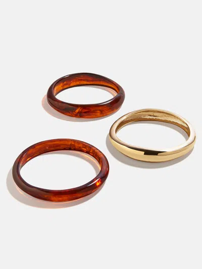 Baublebar Raven Set Of 3 Bangle Bracelets In Gold